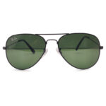 Aviator Shape Bottle Green Color Sunglasses