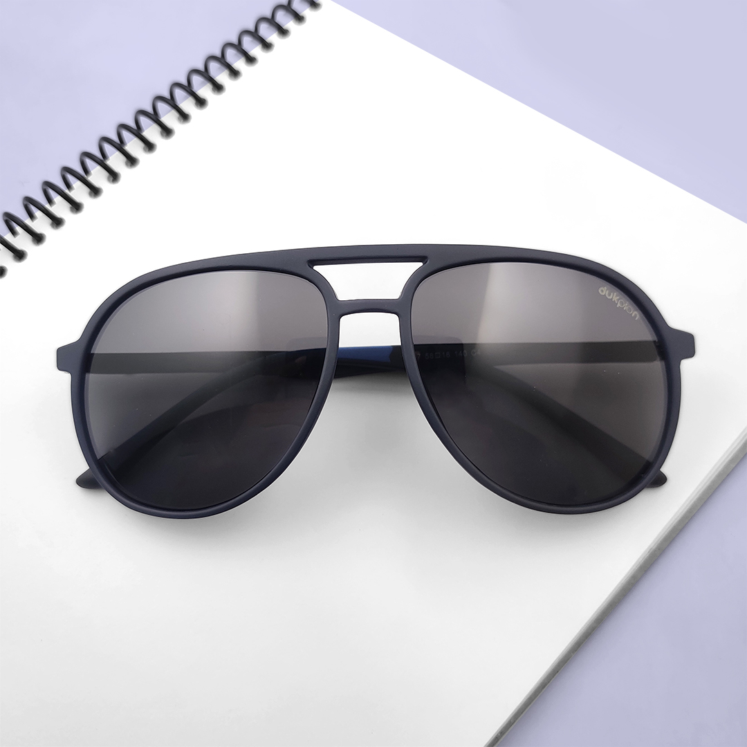 Double Bridge Fiber Sunglasses