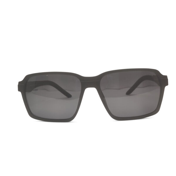 Matte Black Square Shape Sunglasses