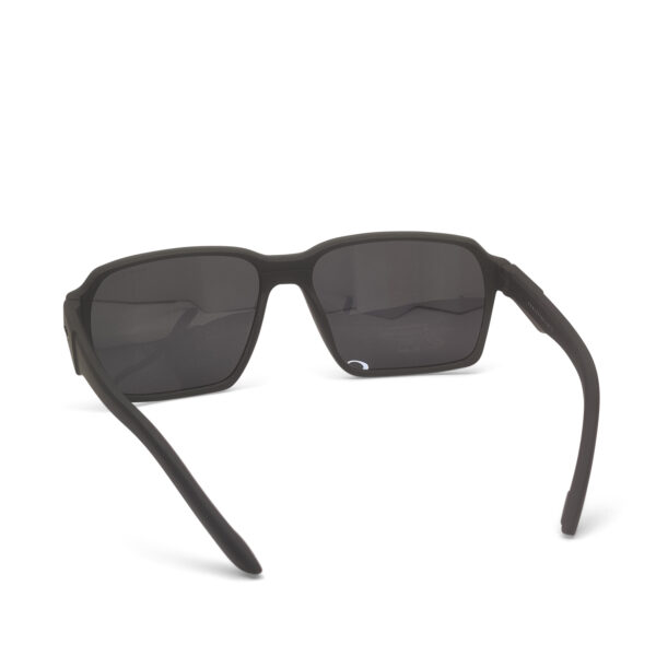 Matte Black Square Shape Sunglasses