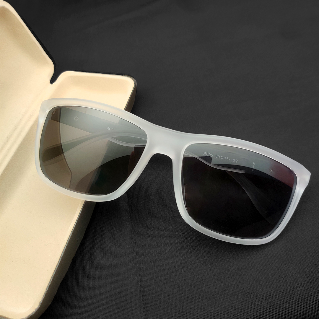 Transparent Color Square Shape Sunglasses