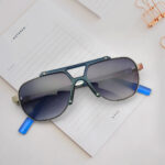 Double Bridge Fashionable Design Sunglasses