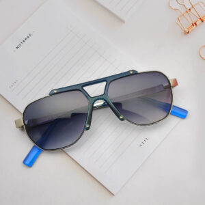 Double Bridge Fashionable Design Sunglasses