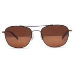 Double Bridge Stylish Metal sunglasses