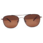 Double Bridge Fashionable Metal Sunglasses