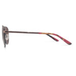 Double Bridge Fashionable Metal Sunglasses