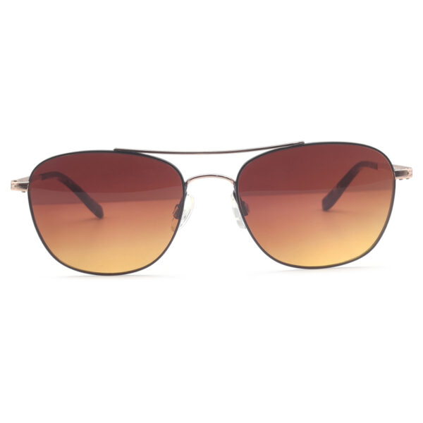 Double Bridge Stylish Metal Sunglasses