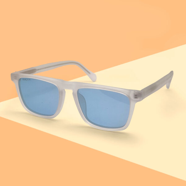 Transparent Color Square shape sunglasses