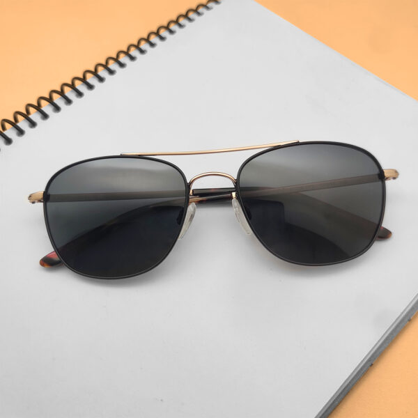 Double Bridge Metal Sunglasses