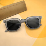 Transparent Color Square Shape Sunglasses