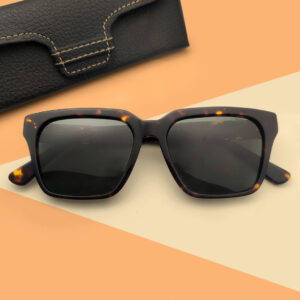 Hugo Boss Square shape Tiger print sunglasses