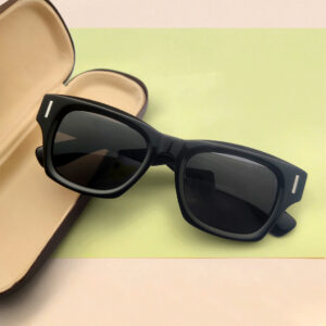 Glossy Black Premium Sunglasses