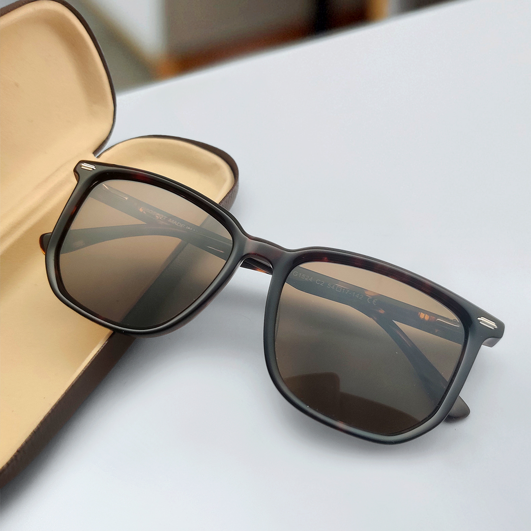 Square Shape Printed Frame Sunglasses