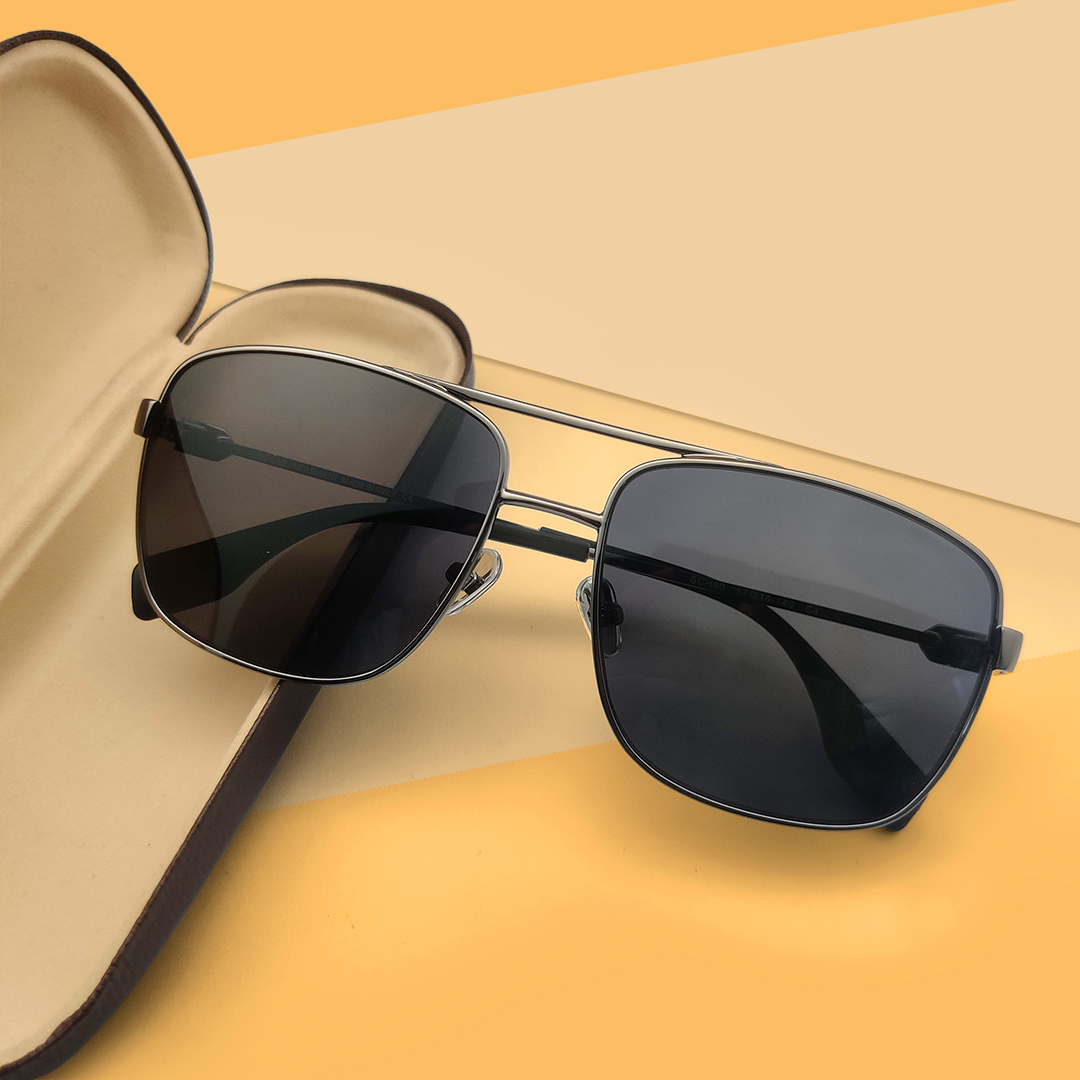 Square Shape Metal Sunglasses