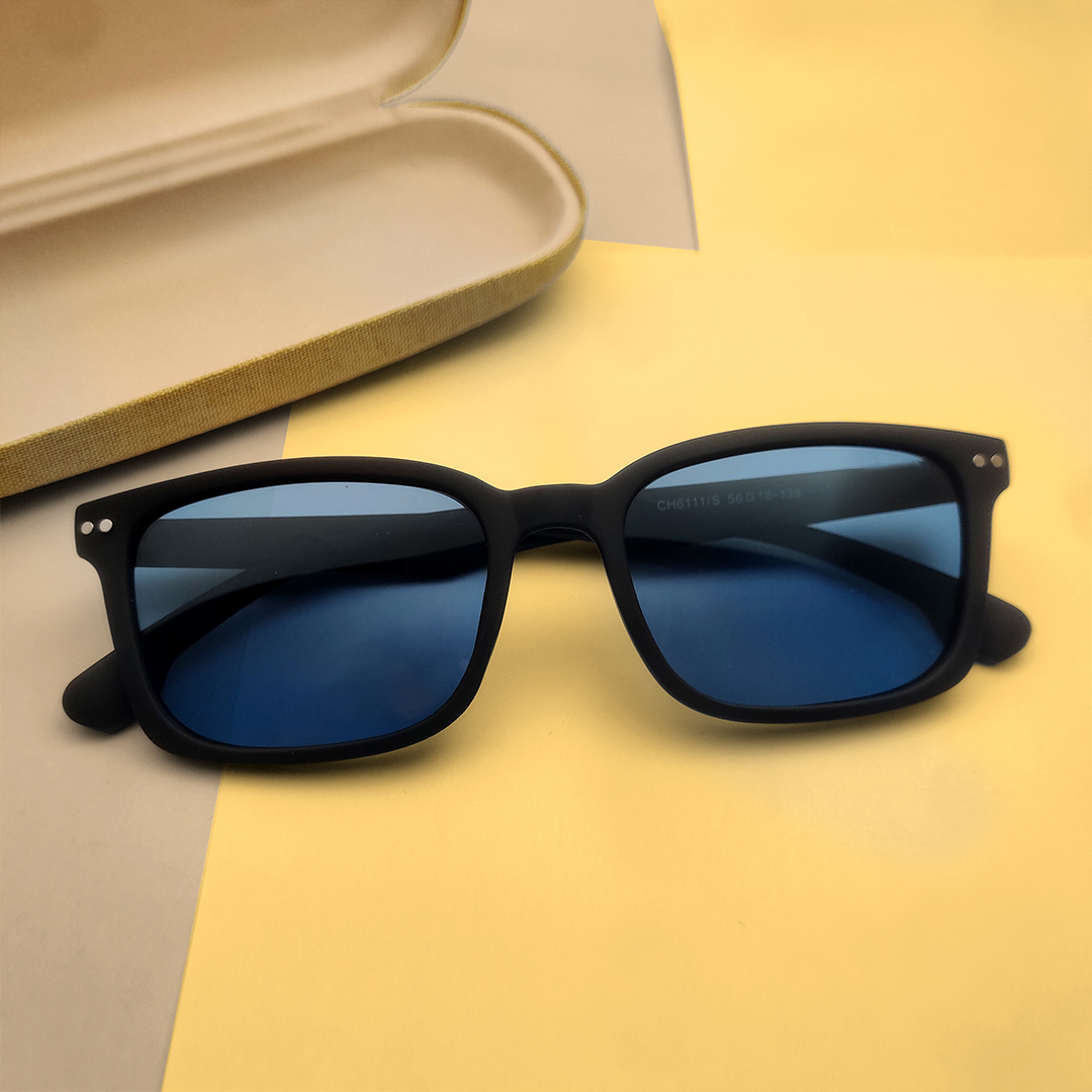 New Arrived Black Colour Square Stylish Sunglasses
