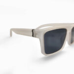 Square Shape White Transparent Color Sunglasses