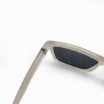 Square Shape White Transparent Color Sunglasses