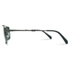 Square Shape Black Color New Metal Sunglasses