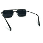 Square Shape Black Color New Metal Sunglasses