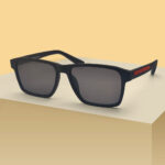 Square Shape New Black Color Sunglasses