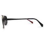 Double Bridge Metal Men's Sunglass
