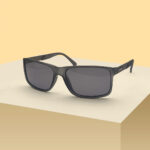 Black Transparent Color & Unique Design Sunglasses