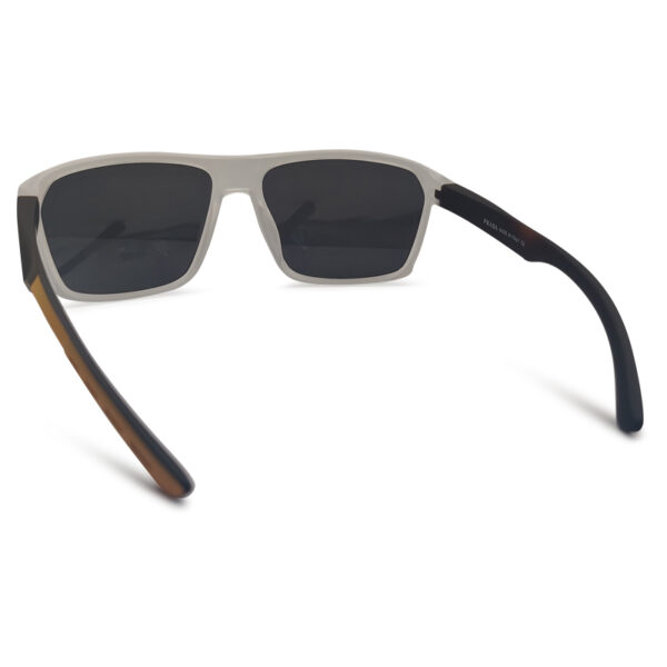 White & Black Mixed Transparent Color Stylist Sunglasses