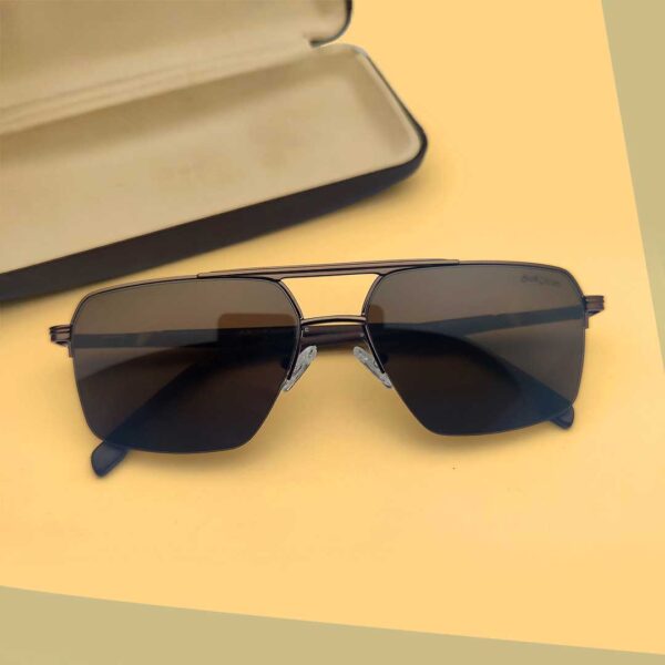 Double Bridge Brown Color Sunglasses