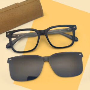 Square Shape New Black Color 2in1 Sunglasses