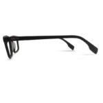 Matte Black Square Shape 2 in1 Sunglasses