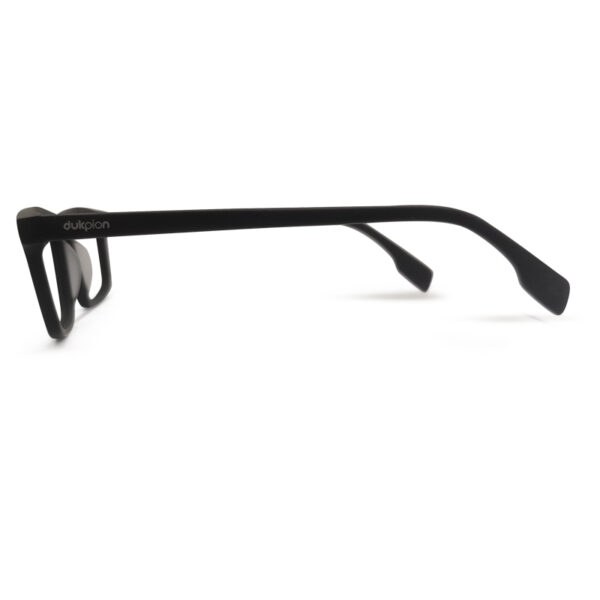 Matte Black Square Shape 2 in1 Sunglasses