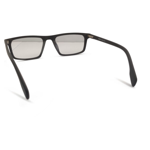 Matte Black Square Shape 2 in1 Sunglasses