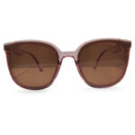 Pink Transparent Color Women's Sunglasses