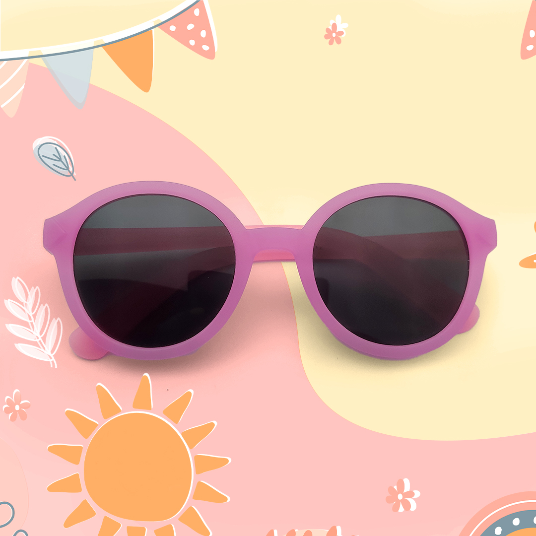 Round Shape Girl Baby Sunglasses