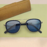 New Arrival Metal and Fiber Mixed Sunglasses