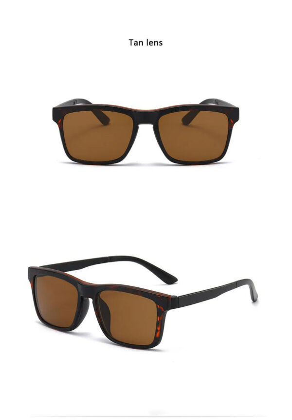 New Arrived Square Shape 6in1 Magnetic Sunglasses