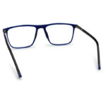 Blue Color Fiber and Metal Eyeglass