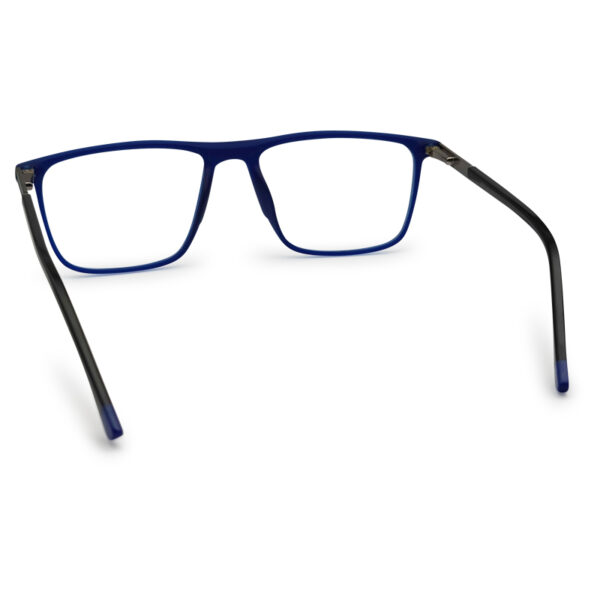 Blue Color Fiber and Metal Eyeglass