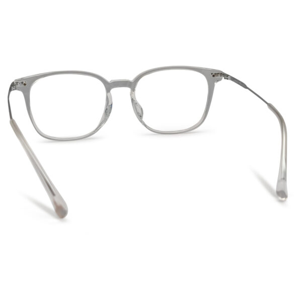 Transparent Color Semi-Round Shape Eyeglasses