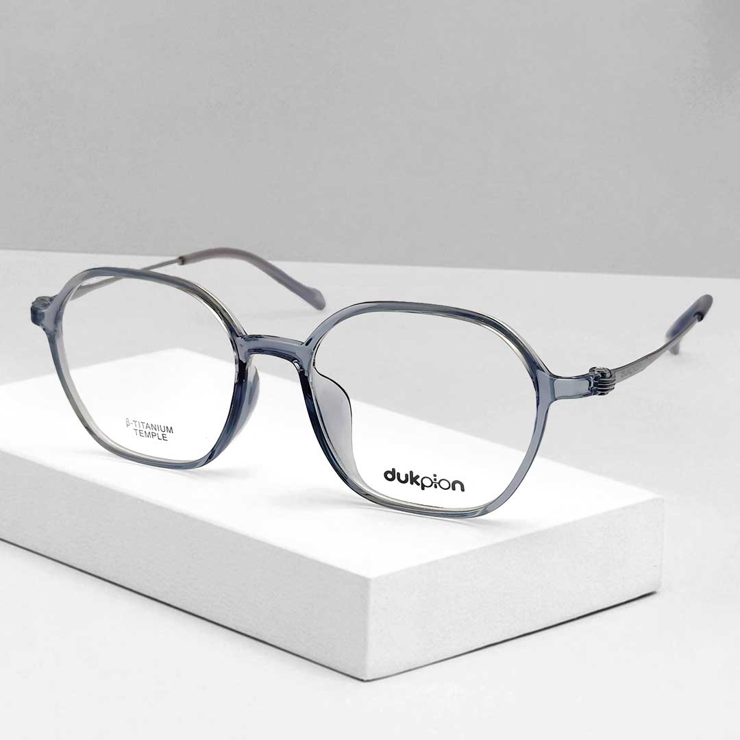 Round Shape Transparent Color Eyeglasses
