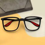 Black Color and Square Shape Premium Quality Eyeglass