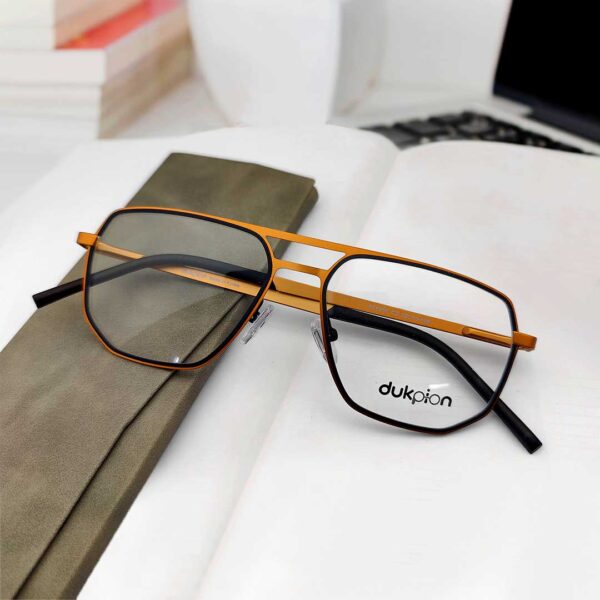 Mixed Color Double Bridge Eyeglasses