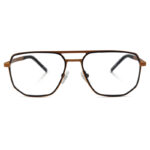 Mixed Color Double Bridge Eyeglasses