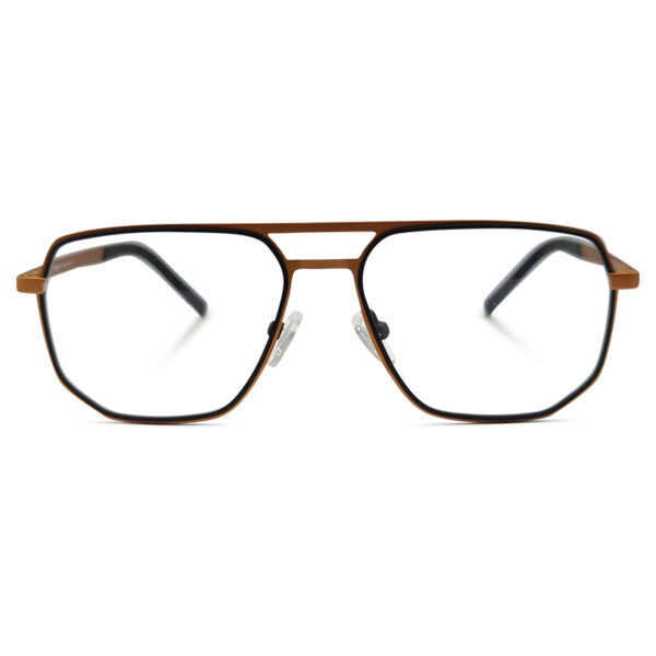 Mixed Color Double Bridge Eyeglasses