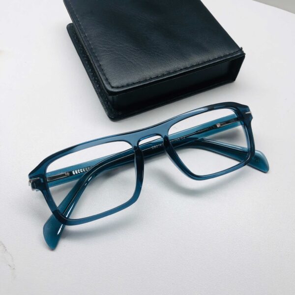 New Blue Transparent Eyeglasses
