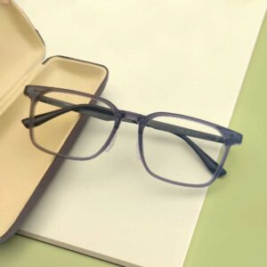 Sqaure Shape Transparent Premium Eyeglass