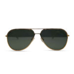 Premium Quality Golden Color Metal Frame Sunglasses