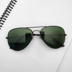 Aviator Shape Bottle Green Color Sunglasses