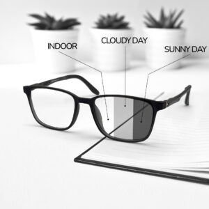 Black Color Light Weight Photochromic Glasses