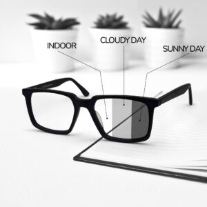 Premium Quality Black Color Photochromic Eyeglasses